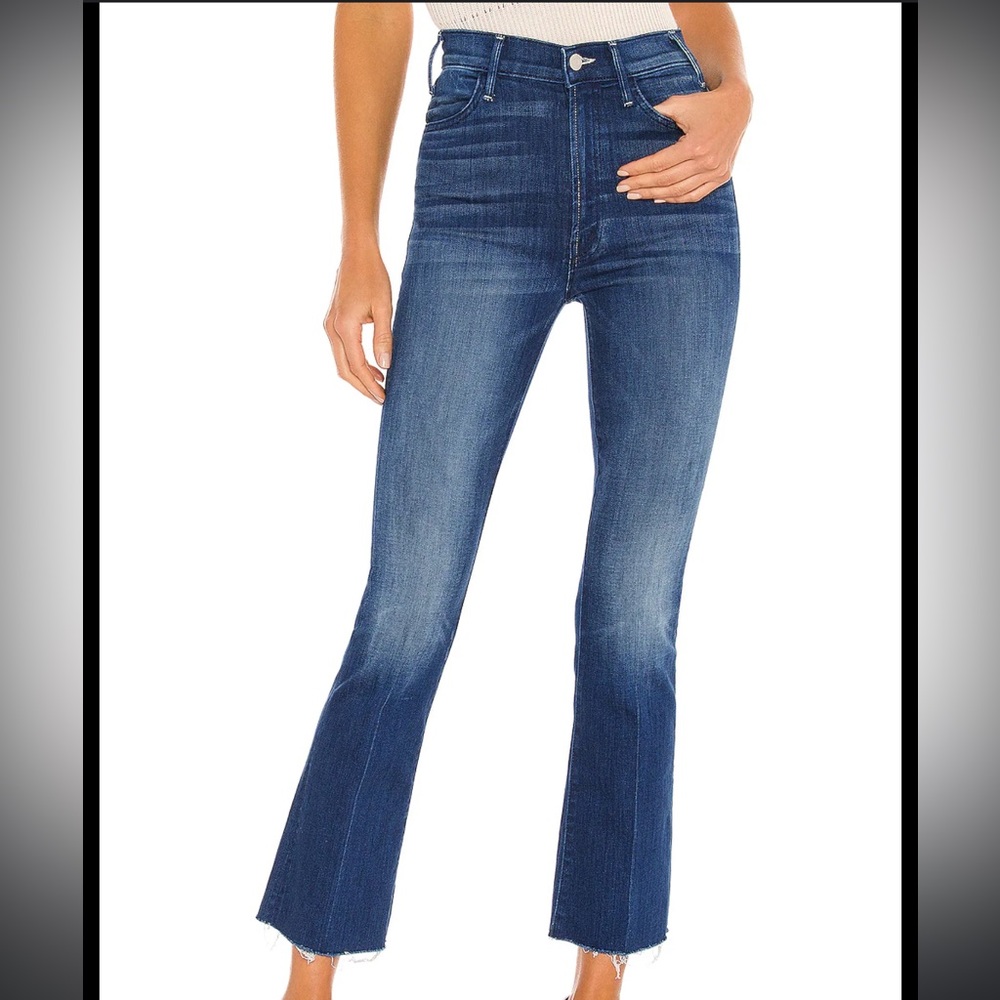 MOTHER Hustler Ankle Fray Jeans 💙